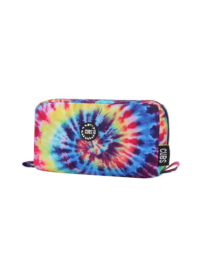 CUBS Tie Dyed Waterproof Pencil Case Pouch With Zip Closure - Image 2