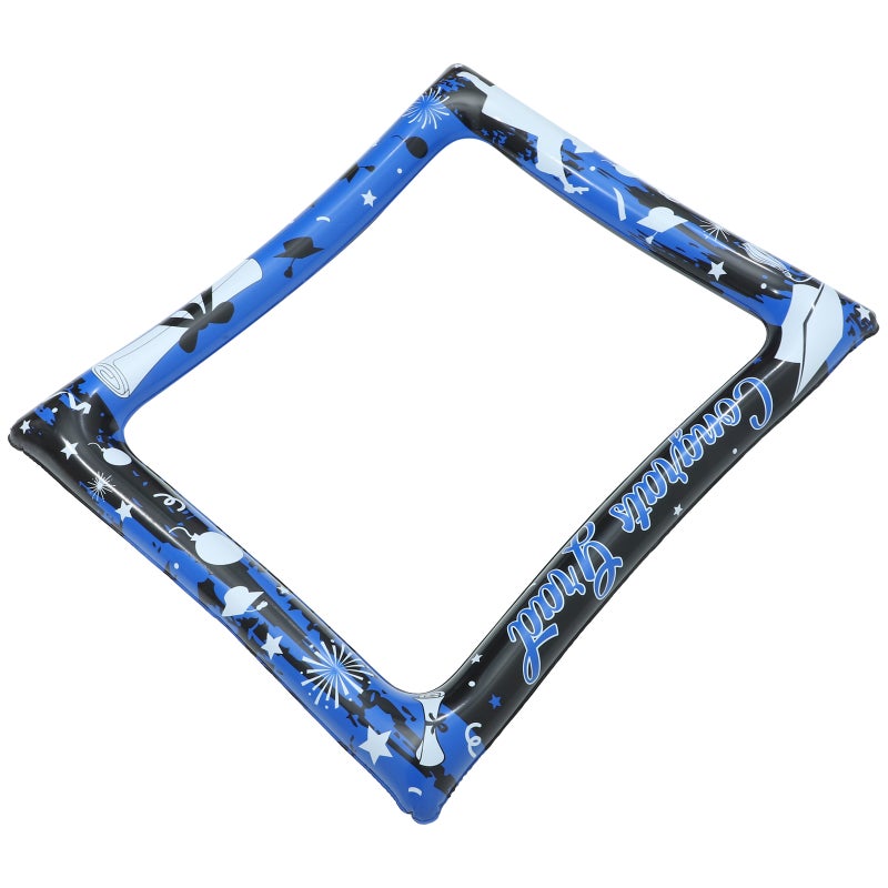 Congrats Grad Inflatable Photo Frame Selfie Picture Frame Graduation Photo Booth Prop - Image 1