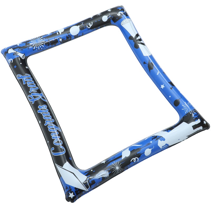 Congrats Grad Inflatable Photo Frame Selfie Picture Frame Graduation Photo Booth Prop - Image 2