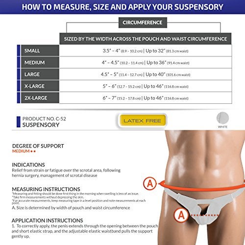 Champion Hernia Belt, Single or Double Bilateral Herniation Pad, Adjustable, 2X-Large - Image 2