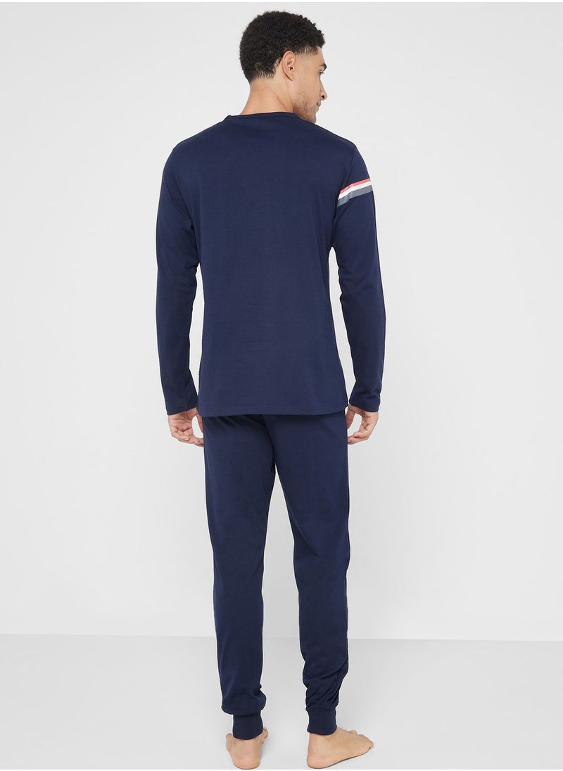 U.S. Polo Assn. - Crew Neck T-Shirt Pyjama Set - Image 1