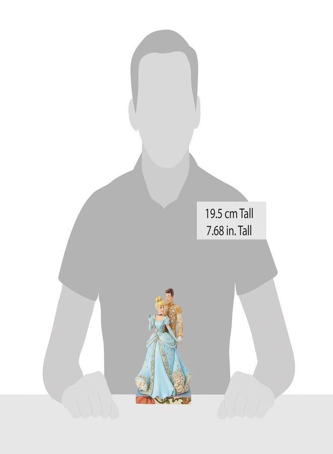 Enesco Disney Traditions Collection by Jim Shore Cinderella and Prince Charming Figurine- Stone Resin Hand Painted Crafted Collectible Disney Princess Figurines Home Decor Statue, 7.68 Inch - Image 5