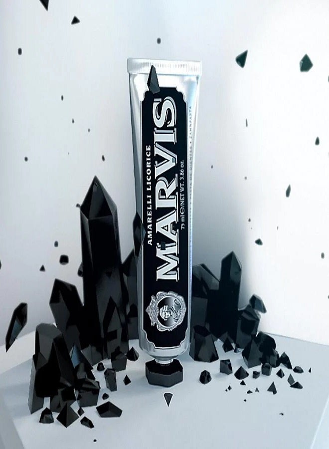 Marvis Amarelli Licorice Toothpaste - 85mle - Image 5