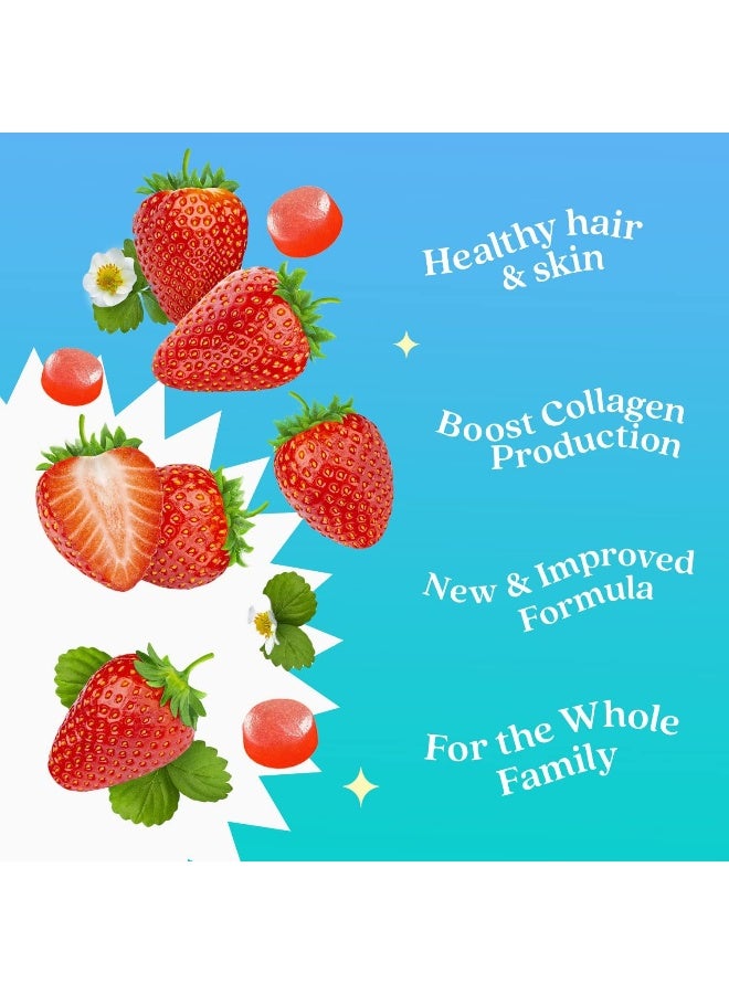 BeLive جواهر البيوتين للشعر والبشرة والأظافر - 60 جواهر بالفراولة - Image 4