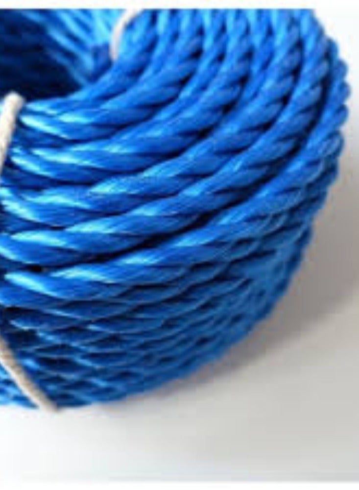 KNP Blue All Purpose Nylon Rope in 3mm is a versatile and lightweight rope suitable for various indoor and outdoor applications. - Image 2