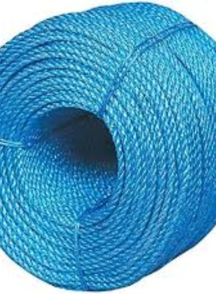 KNP Blue All Purpose Nylon Rope in 3mm is a versatile and lightweight rope suitable for various indoor and outdoor applications. - Image 3