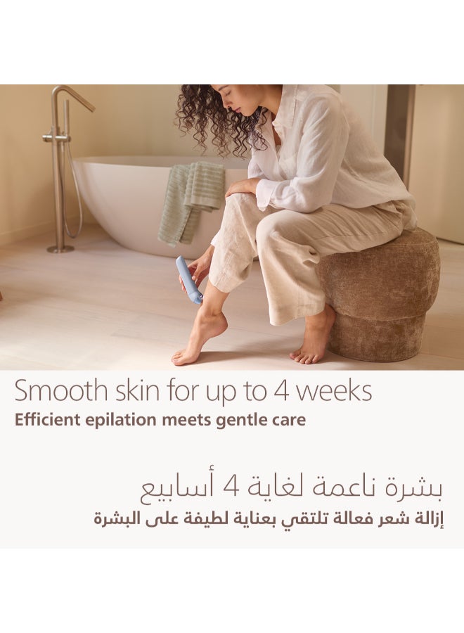 Philips Epilator Series 8000 Cordless Epilator Wet And Dry,Bre709/00 blue - Image 2