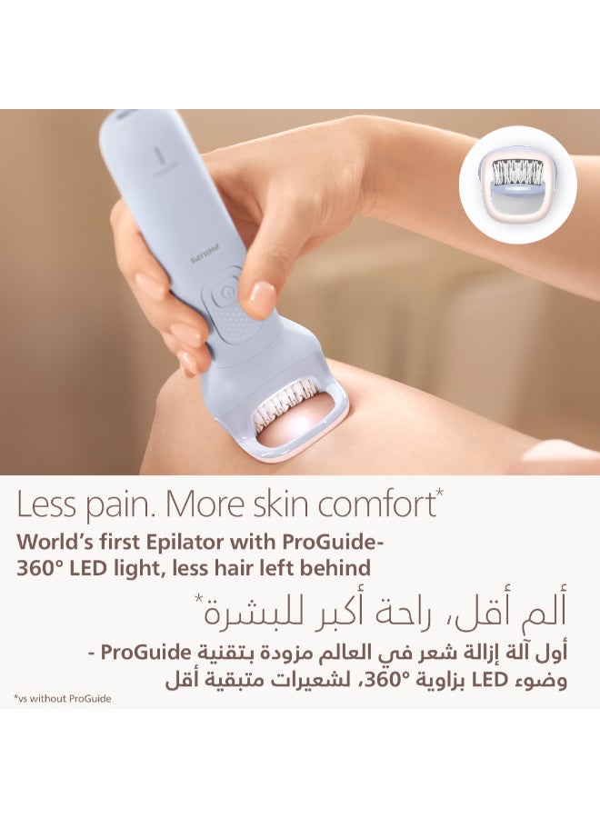 Philips Epilator Series 8000 Cordless Epilator Wet And Dry,Bre709/00 blue - Image 3