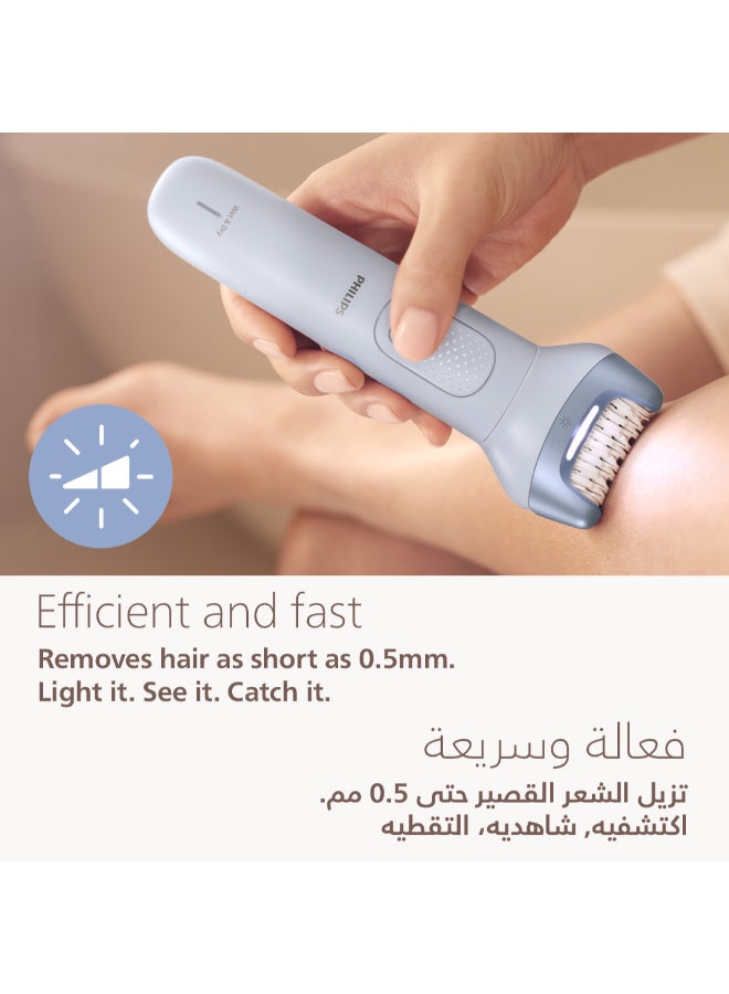 Philips Epilator Series 8000 Cordless Epilator Wet And Dry,Bre709/00 blue - Image 4