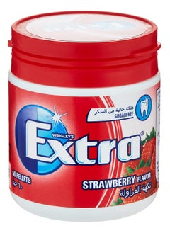 Extra Extra gum, 84 grams, strawberry flavor, 60 pieces  - Image 1