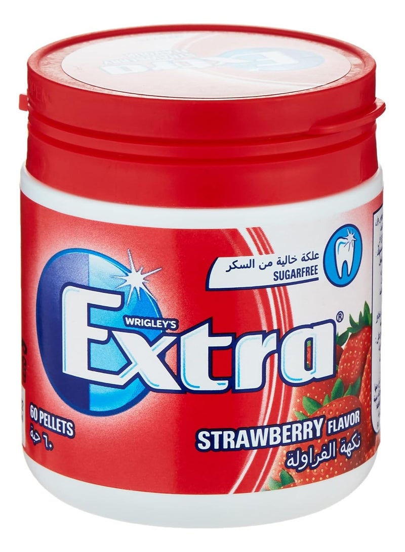 إكسترا اكسترا علك 84جرام بنكهه الفراولة 60 حبة - Image 1