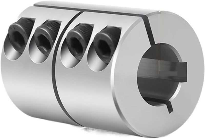 Youngran D25 L30 High Precision Rigid Coupling 3D Printers Parts Aluminium Alloy Shaft Coupler Screw for Stepper Motor Coupling Leisurely (Inner Diameter : 4X12.7) - Image 1