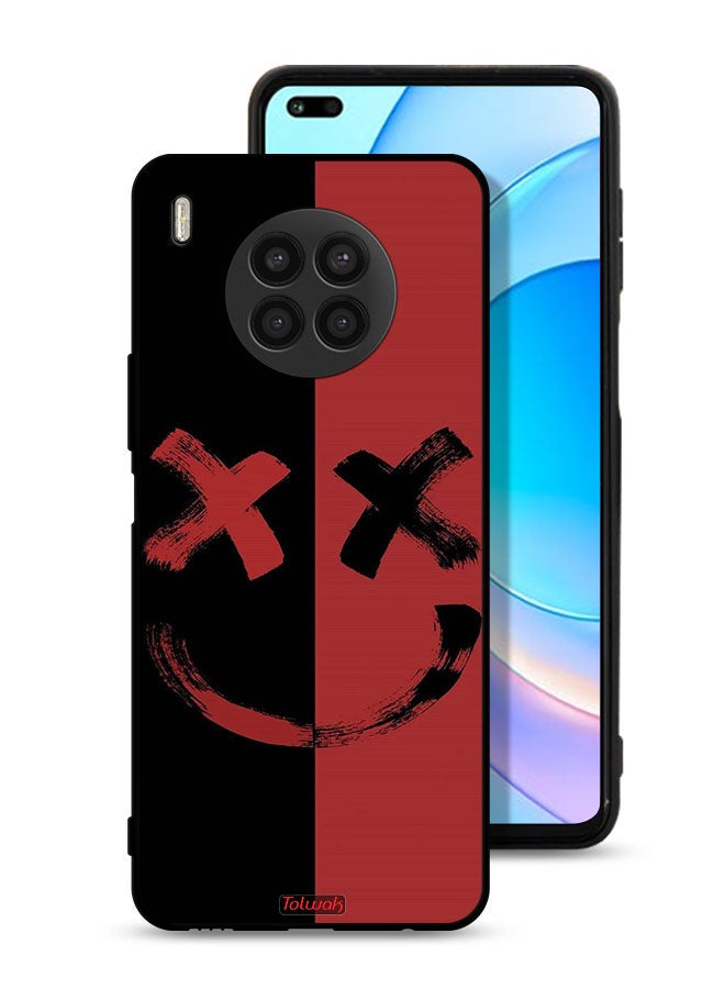 Tolwak Huawei nova 8i Protective Case Cover Marshmallow Art Pattern - Image 1