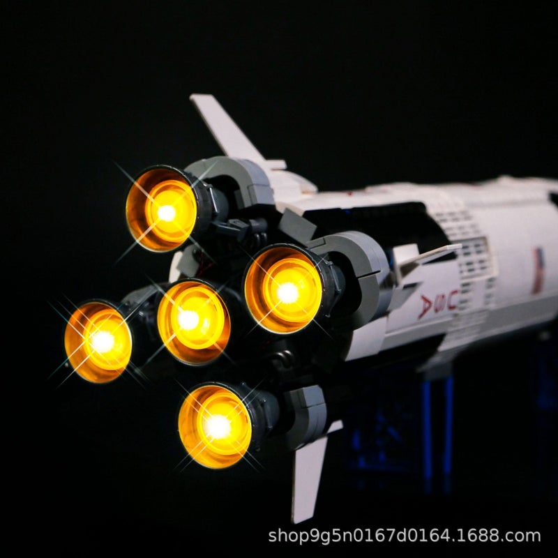 DIY Building Block Lamp Compatible with LEGO 21309 Apollo Saturn V Rocket LED Light Kit - Image 4