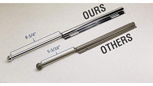 H. Bowes 12" Valet Rod Standard for Closet Polished Chrome PC Metal - Image 4