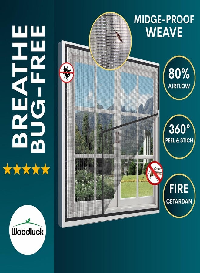 Woodluck Mosquito Net for Window | Ivory 90 cm x 110 cm | Fiberglass Mesh | Pre Stitched Window Net for Home Door Kitchen Bathroom Balcony | Durable Mesh for Windows | Ready to Use Insects Nets - Image 4