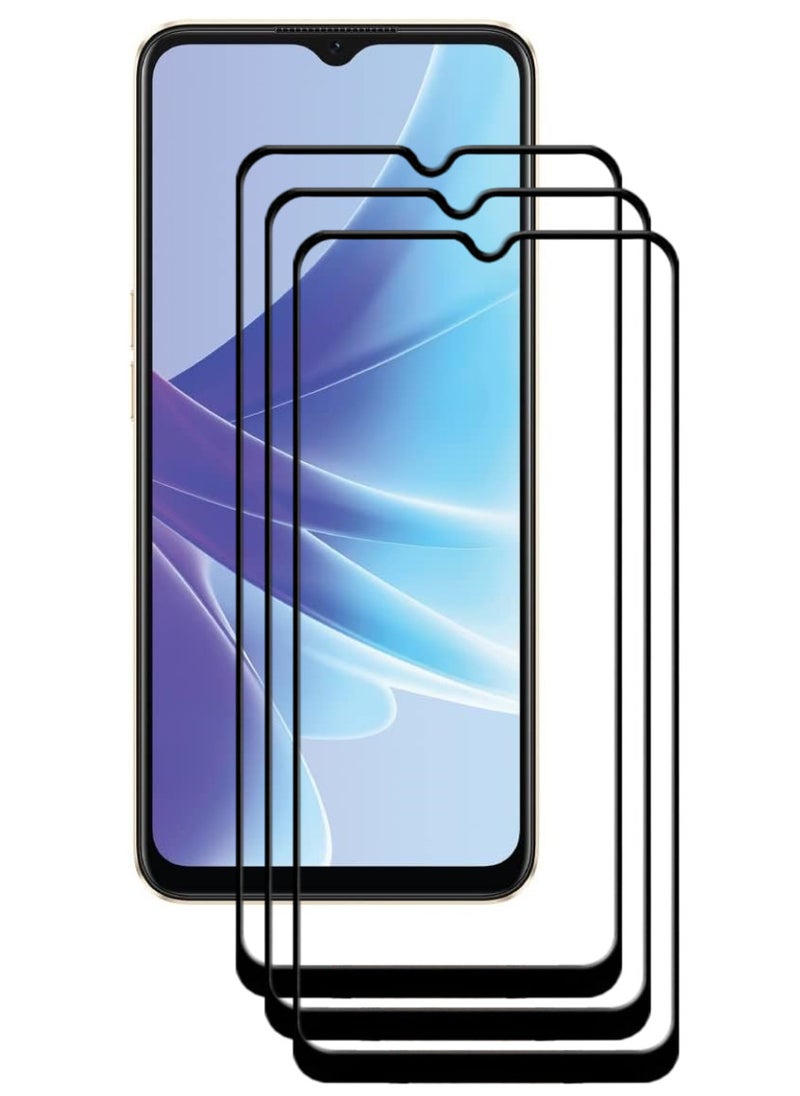 ACLIX 3 Pieces Antistatic ESD Dustproof Premium Quality High Definition Tempered Glass Screen Protector Designed For Oppo A77s - Image 1