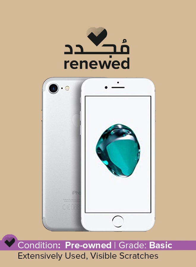 Apple Renewed - iPhone 7 32GB Silver 4G With Facetime - International Version - Image 1