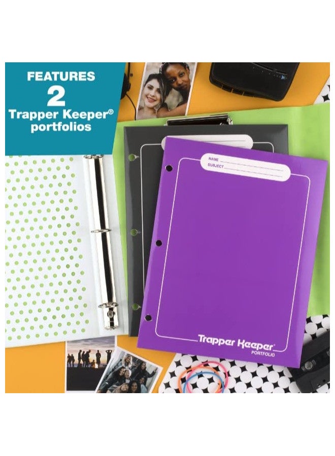 Trapper Keeper Binder 1" Round Rings (Funky) - Image 2