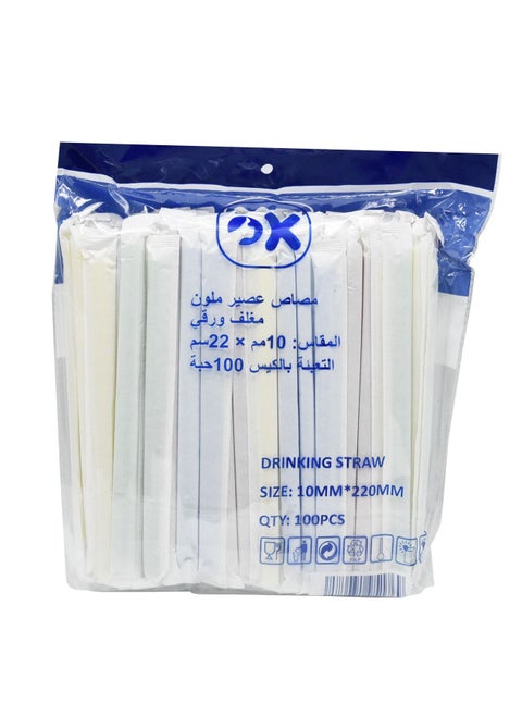 Colored Plastic Drinking Straws For Single Use