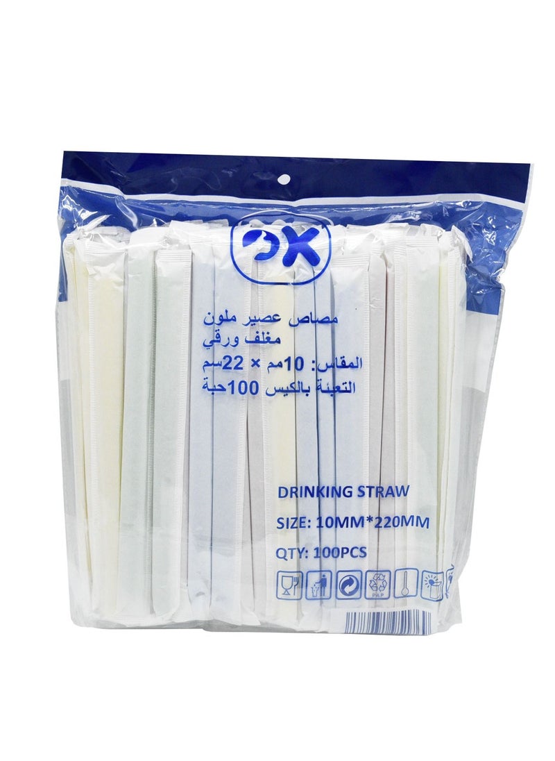 Colored Plastic Drinking Straws For Single Use