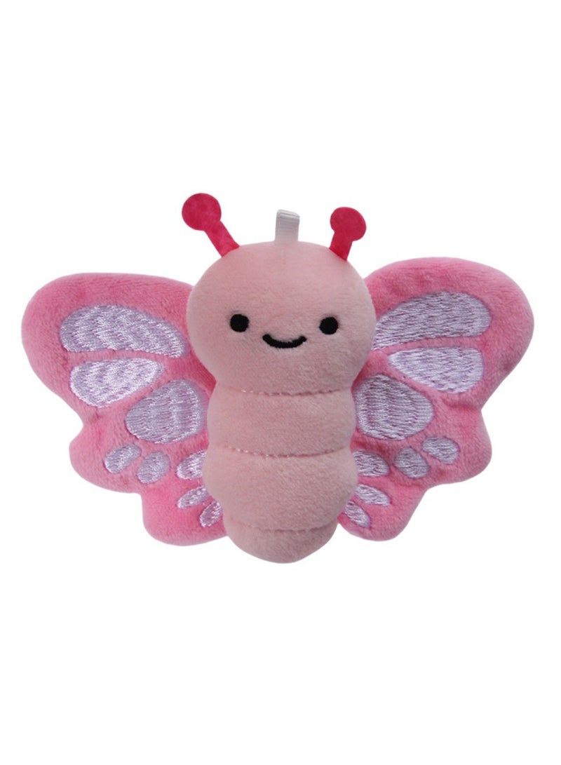 10cm Butterfly Plush Toy Simulation Doll Insect Series Plush Toy Keychain Backpack Small Pendant Boy Girl Birthday Gift  - Image 1