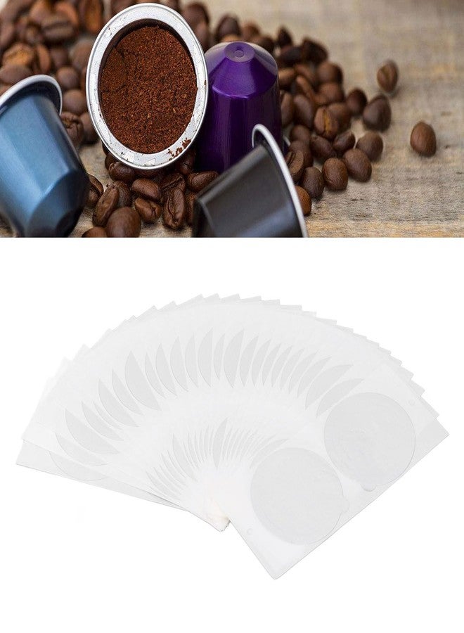 Sunicon Espresso Foils, 50pcs Aluminum Foil Seals Lid Coffee Pod Seal Lids to Reusable Capsules Refillable Pods for Original Line Machines(59mm/2.3in Diameter) - Image 2