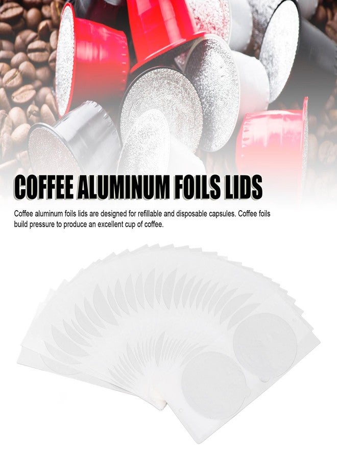 Sunicon Espresso Foils, 50pcs Aluminum Foil Seals Lid Coffee Pod Seal Lids to Reusable Capsules Refillable Pods for Original Line Machines(59mm/2.3in Diameter) - Image 3