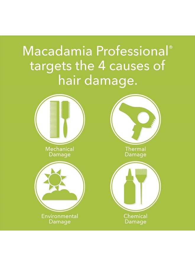 Macadamia Professional Hair Care Sulfate Paraben Free Natural Organic CrueltyFree Vegan Hair Products Weightless Hair Repair Shampoo , Green, Sheer Pecan, 33.8 Fl Oz - Image 5