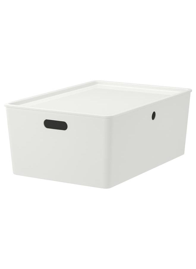 جرين تايجر صندوق مع غطاء، أبيض، 37x54x21 سم  - Image 1