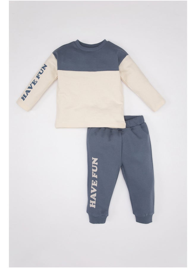 DeFacto - Babyboy Regular Fit Bike Neck Long Sleeve Knitted Set - 2 Pack - Image 1