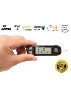 Control D Blood Glucose Monitor (Pack Of 50 Strips, Black)  - Image 3