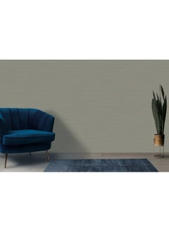 Home Gallery Dark Grey Paint Color Fabric Wallpaper Covers An Area ​​Up To 4.2Mx3M With Adhesive  And Smoothing Tool  - Image 2