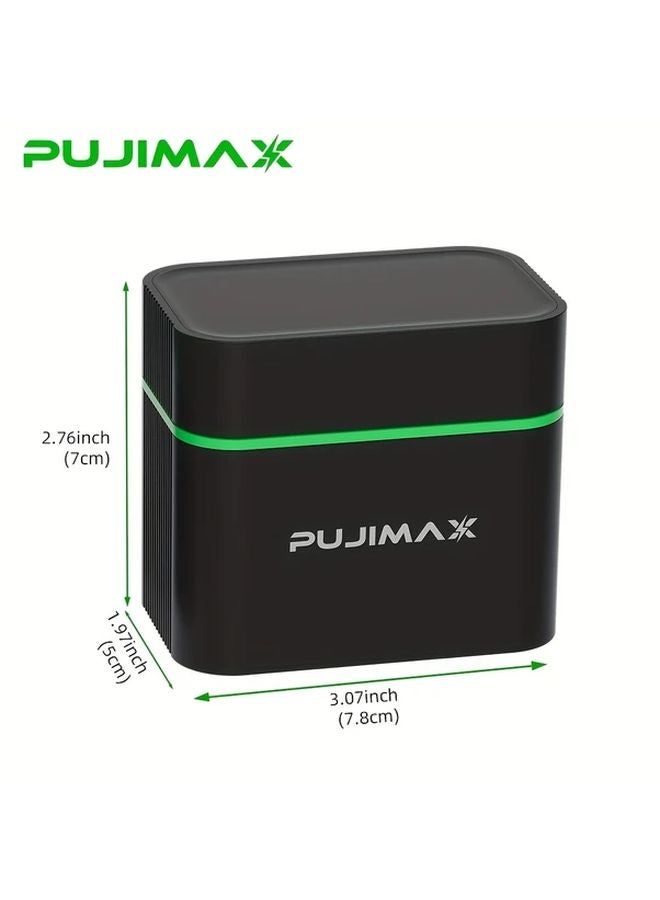 PUJIMAX شاحن بطاريات ليثيوم 8 فتحات 1.5 فولت مع 8 بطاريات ليثيوم أيون قابلة للشحن AA بقدرة 4255 ملي واط/ساعة - Image 4