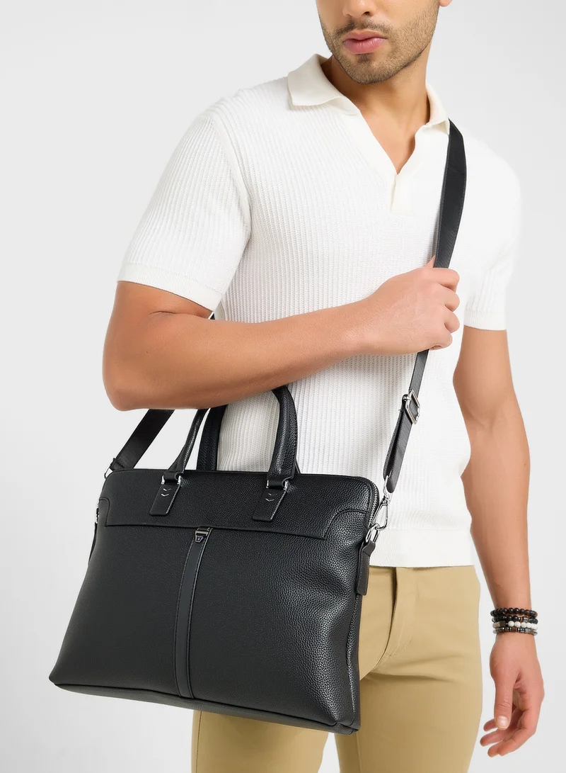 Robert Wood Grain Texture Office Laptop Bag