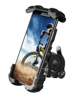 Lamicall Motocycle Bicycle Cell Phone Clamp  for Iphone 11 iphone 11 Pro Max S9 S10 and 47  68 Black  - Image 1