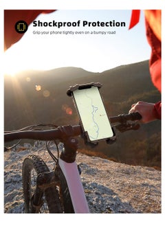 Lamicall Motocycle Bicycle Cell Phone Clamp  for Iphone 11 iphone 11 Pro Max S9 S10 and 47  68 Black  - Image 5