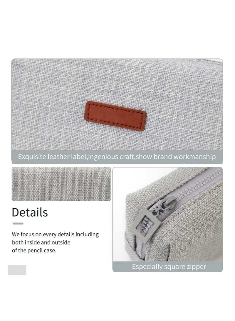 Loquat Small Pencil Case Grey - Image 3