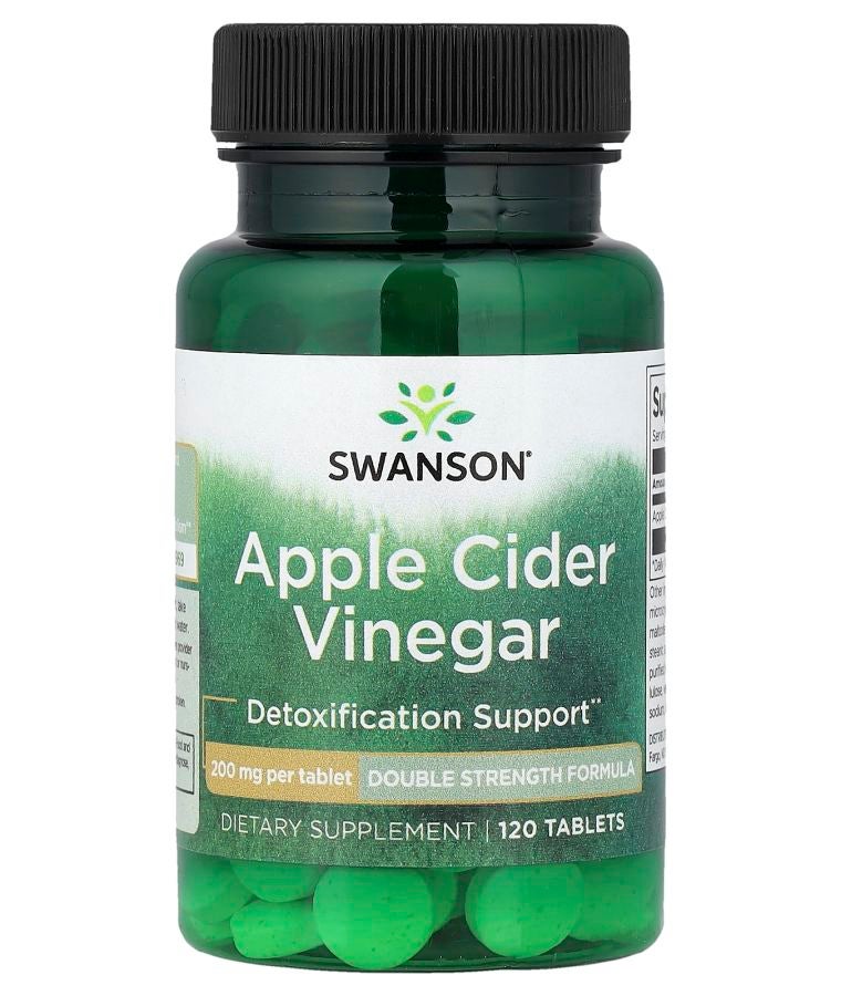 SWANSON Apple Cider Vinegar 200 mg 120 Tablets