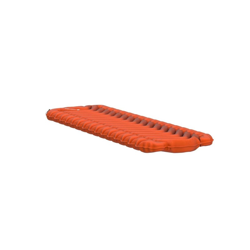 KLYMIT Static V Lightweight Inflatable Sleeping Pad | Comfortable, Lightweight, Easy to Inflate Portable Air Bed Mattress for Camping, Backpacking and Hiking â€” Orange - Image 4