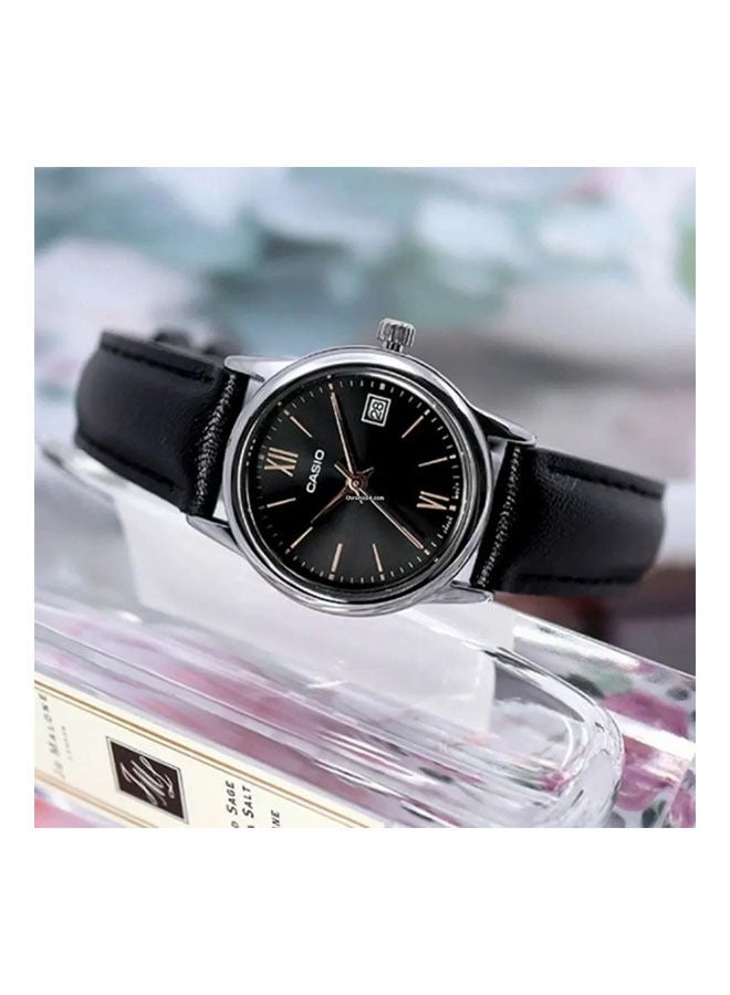 CASIO Leather Analog Watch LTP-V002L-1B3UDF - Image 2