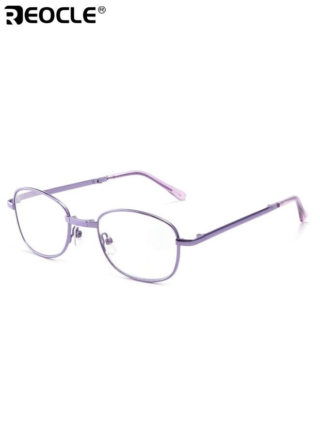 ريوكل نظارات قراءة نسائية قابلة للطي مع حجب الضوء الأزرق وتصميم محمول، نظارات عصرية مع عدسات HD تناسب الأسلوب الناضج - Image 2