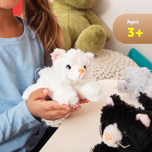 PREXTEX Plush Cat Toys Stuffed Animal with 3 Cats Baby Stuffed Animals - Big Cat Zippers 3 Little Plush Baby Kittens - Cat Stuffed Animal with Babies - Gift for Cat Lovers, Cat Stuffed Animals - Image 4