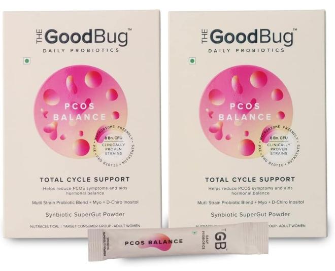 The Good Bug Pcos Balance Super Gut Powder For Women Pre And Probiotic Blend With Myo+D-Chiro 30 Days Pack - Image 1