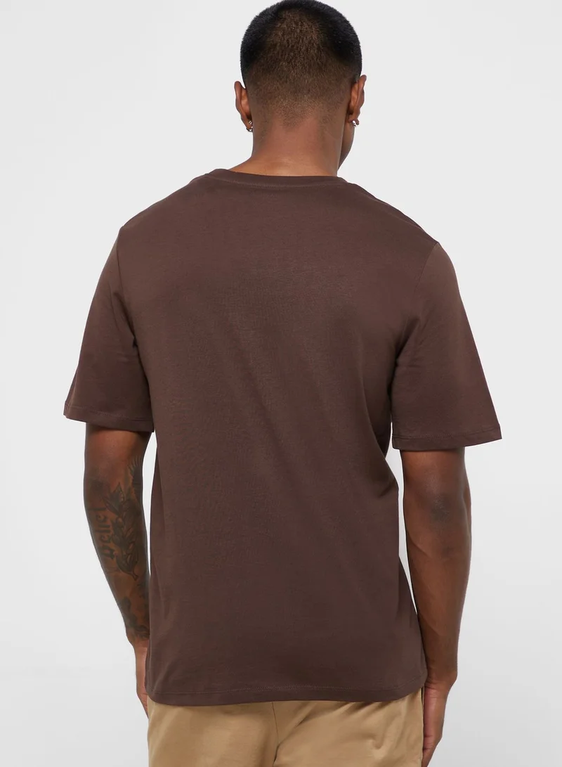 JACK & JONES Logo Crew Neck T-Shirt
