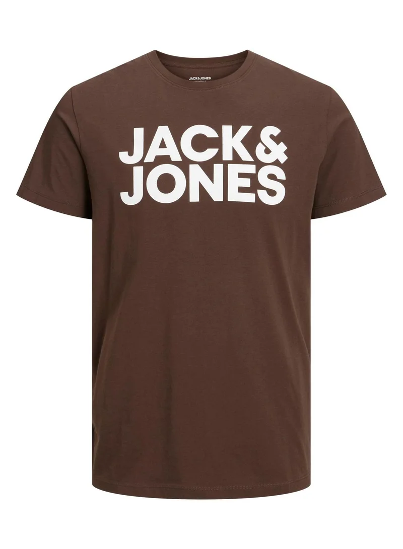 JACK & JONES Logo Crew Neck T-Shirt