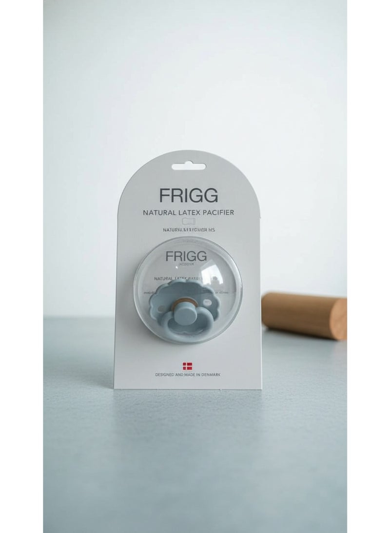 FRIGG Natural Latex Baby Pacifier | Size 1 (0–6 Months) | BPA-Free, Orthodontic Soother | Designed & Made in Denmark - Image 1