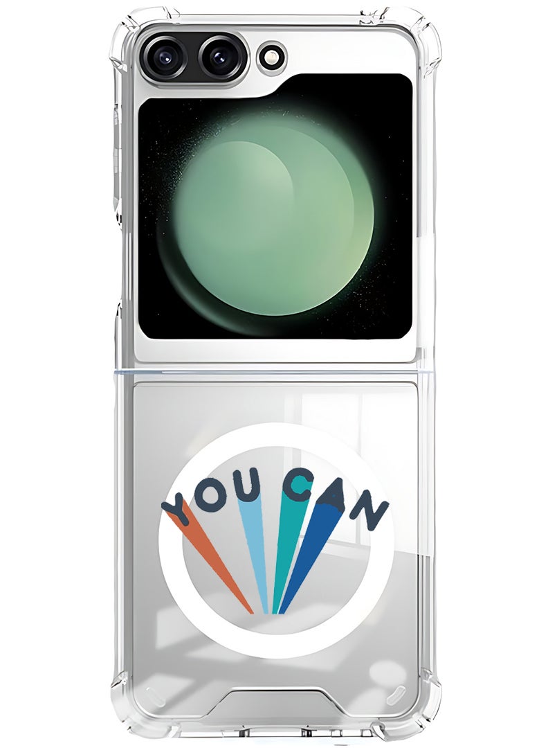 Theodor Magnetic Case for Samsung Galaxy Z Flip 6 Compatible with MagSafe Wireless Charging, Shockproof Phone Bumper Cover You can - Image 1