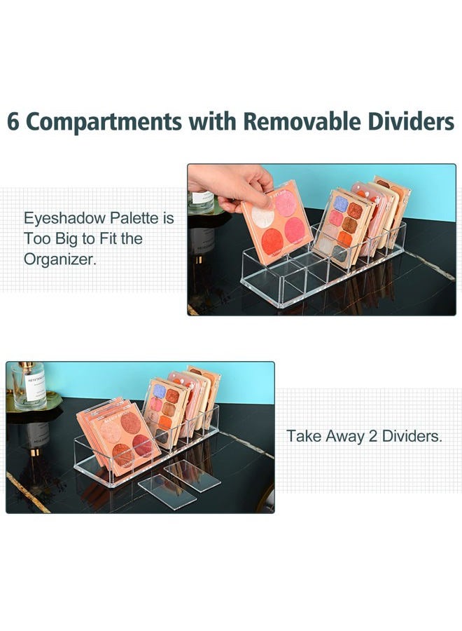 JessLab Acrylic Organizer, 6 Cube Sections Makeup Organizer for Drawer, Makeup Organizer for Vanity, Countertop, Bathroom, Kitchen and Cabinet Storage  - Image 4