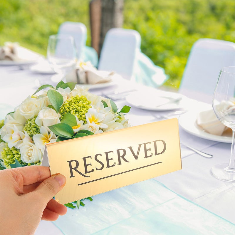 Wedding Table Signs for Efficient Seat Management, Acrylic Material with Decorative Design - Image 3
